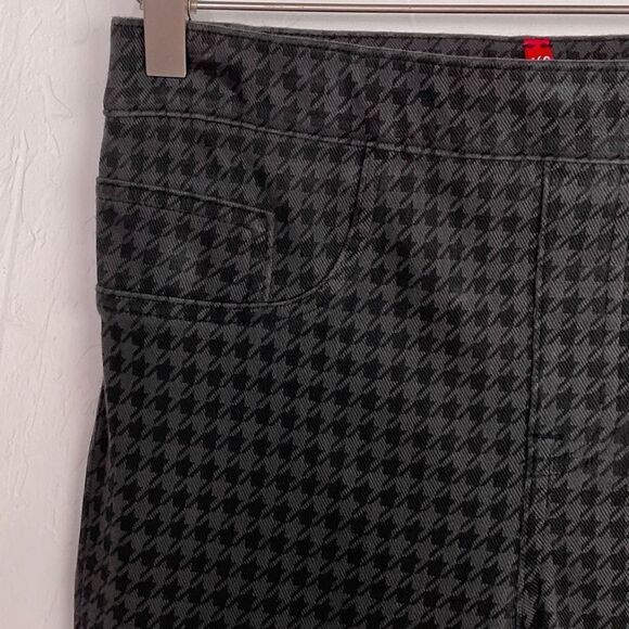 Spanx Gray Houndstooth Ankle Jean ish Leggings New Small - Picture 2 of 5